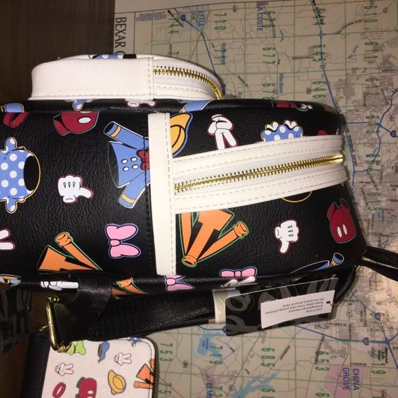 Loungefly character outfit  backpack and wallet bu